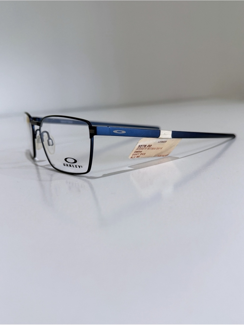 Oakley Sway Bar Matte Midnight Blue Titanium Eyeglasses OX5073-0453 53mm NWT